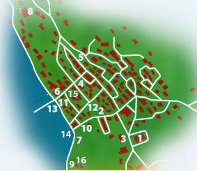 Map of Unije